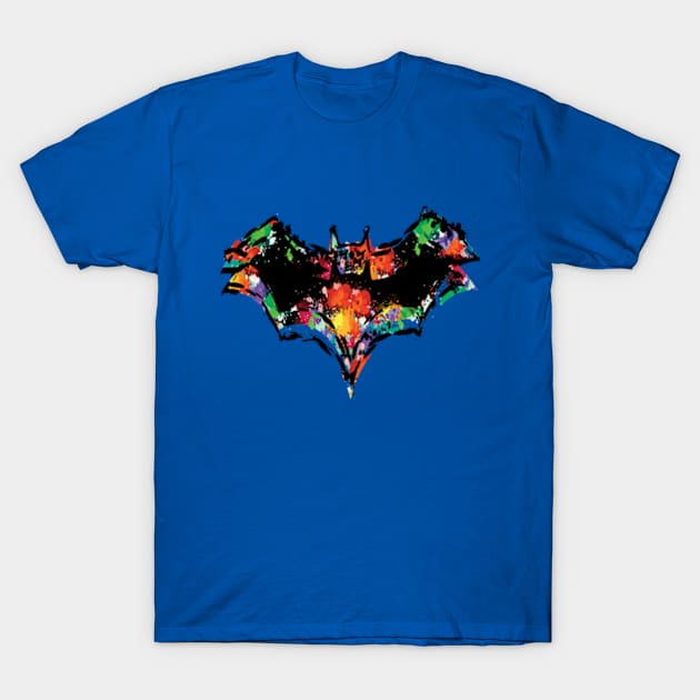 Bat paint splash T-Shirt by CindyS